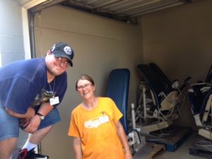 8.17.16 Saint Vincent de Paul donated truck & help (Tammy & Casey)